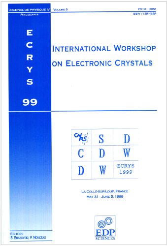 Stock image for ECRYS 1999 - INTERNATIONAL WORKSHOP ON ELECTRONIC CRYSTALS - for sale by Buchpark