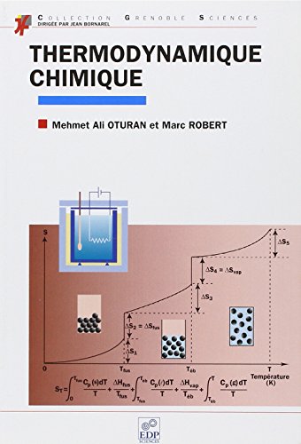 Stock image for Thermodynamique chimique for sale by Ammareal