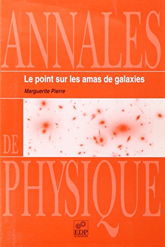 9782868835093: POINT SUR LES AMAS DE GALAXIES (0)