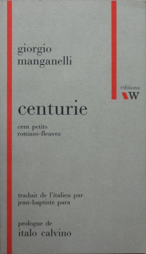 9782868870025: Centurie (Bibliothque trangre)