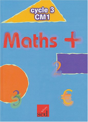 Beispielbild fr Maths + CM1 zum Verkauf von Ammareal