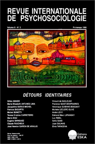 Beispielbild fr Revue internationale de psychosociologie n 2 95 detours identitaires zum Verkauf von medimops