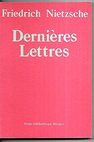 Imagen de archivo de Derni res Lettres [Unknown Binding] a la venta por LIVREAUTRESORSAS