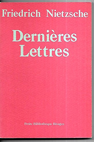 Stock image for Derni res Lettres [Unknown Binding] for sale by LIVREAUTRESORSAS