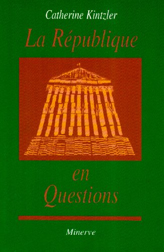 Beispielbild fr La Rpublique en questions zum Verkauf von Gallix