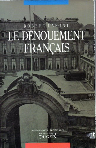 Stock image for Le denouement franais for sale by Ammareal
