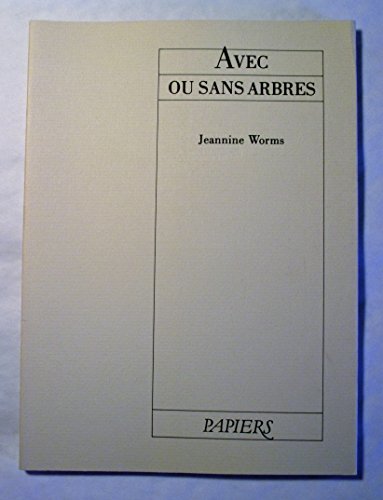 Imagen de archivo de Avec ou sans arbres a la venta por medimops