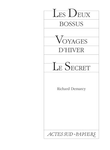 9782869430914: 2 Bossus Voyages D'hiver Le Secret