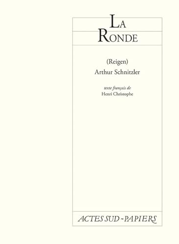 La ronde (9782869430938) by Schnitzler, Arthur