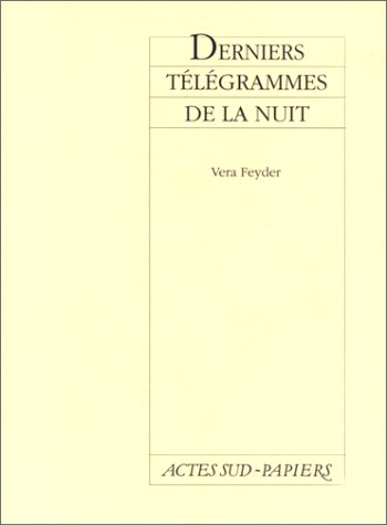 9782869431928: Derniers tlgrammes de la nuit