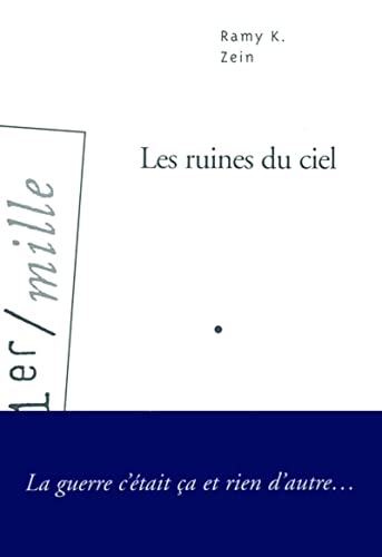 Beispielbild fr LES RUINES DU CIEL zum Verkauf von Librairie La Canopee. Inc.