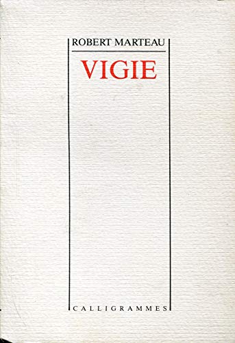 Stock image for Vigie for sale by LE PIANO-LIVRE