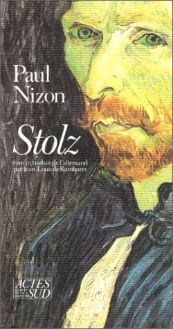 Imagen de archivo de Stolz Nizon, Paul a la venta por LIVREAUTRESORSAS