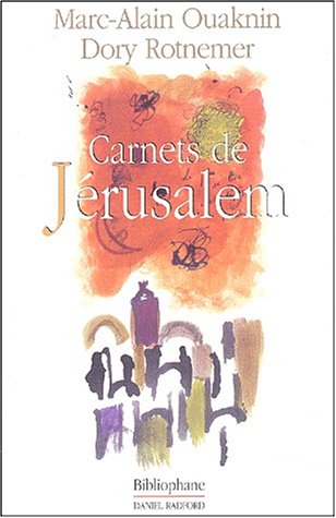 Beispielbild fr Carnets de Jsuralem zum Verkauf von Ammareal