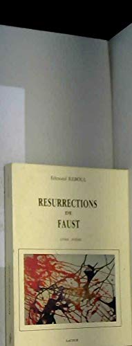 Beispielbild fr resurrections de faust zum Verkauf von Antiquariat Walter Nowak