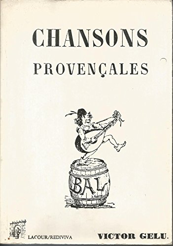 Stock image for Chansons provençales for sale by Librairie Theatrum Mundi