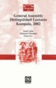 General Assembly Distinguished Lectures, Kampala 2002 (9782869781498) by Amin, Samir