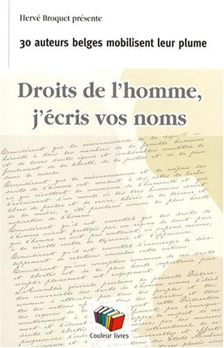 Stock image for Droits de l'homme, j'cris vos noms for sale by medimops