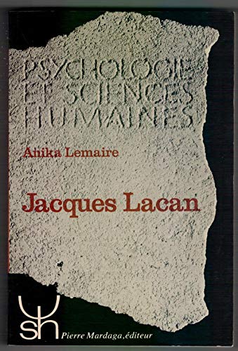 Imagen de archivo de Jacques Lacan (Psychologie et sciences humaines) a la venta por Concordia Books