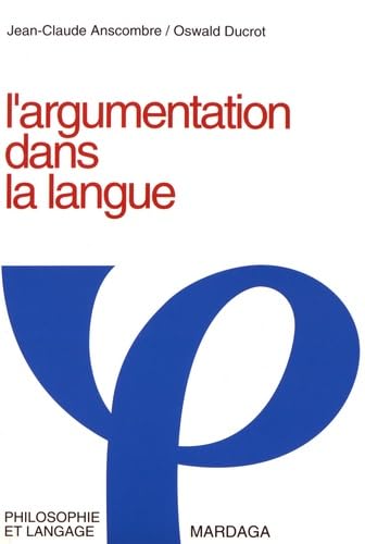 9782870091777: L'argumentation dans la langue