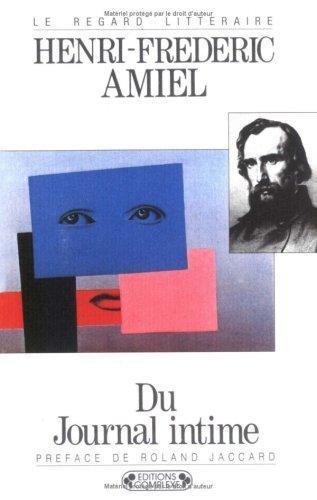 Imagen de archivo de Du journal intime, volume D a la venta por medimops