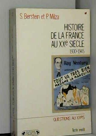 Beispielbild fr Histoire de la France au XXe sicle zum Verkauf von medimops