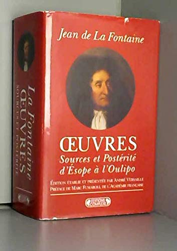 9782870275771: Oeuvres. Sources et postrit, d'Esope  l'Oulipo