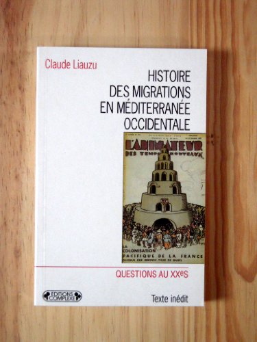 Stock image for Histoire des migrations en Mditerranne occidentale for sale by Ammareal