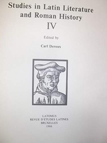 Imagen de archivo de Studies in Latin Literature and Roman History IV a la venta por ISD LLC