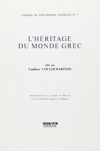 Beispielbild fr L Hritage du Monde Grec zum Verkauf von medimops