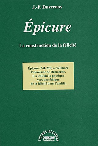 Imagen de archivo de Epicure: La construction de la flicit a la venta por Ammareal