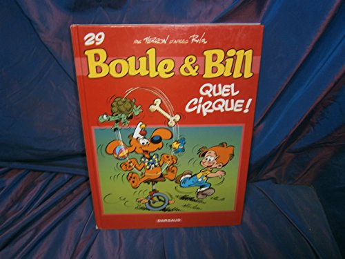 9782871295822: Boule et Bill, tome 29 : Quel cirque !