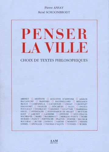 Stock image for PENSER LA VILLE for sale by Librairie Th  la page