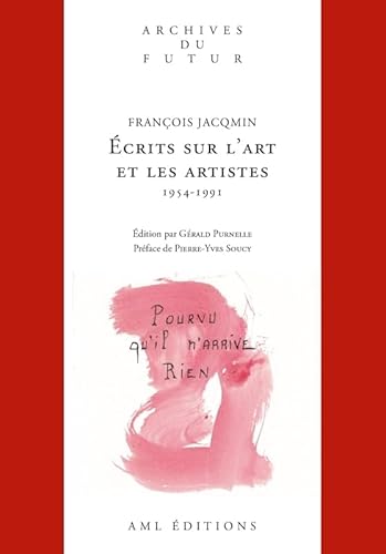 Beispielbild fr crits sur l'art et les artistes (1954-1991) zum Verkauf von Gallix