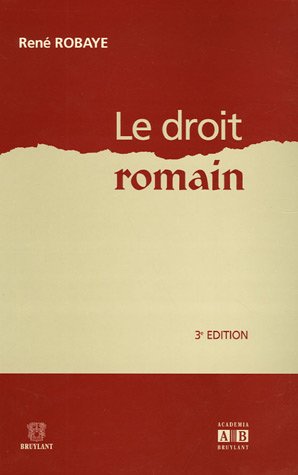Stock image for Le droit romain. for sale by AUSONE