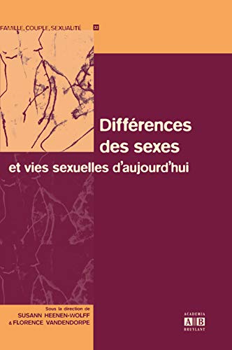 Stock image for Diffrences des sexes et vies sexuelles d'aujourd'hui for sale by medimops