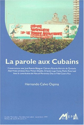 Beispielbild fr Parole aux cubains, interview zum Verkauf von medimops