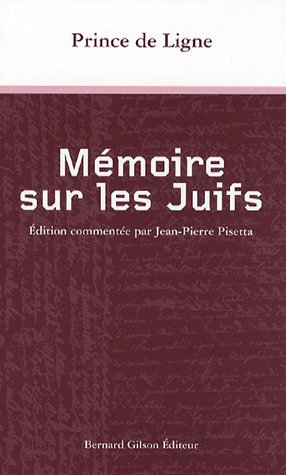 Beispielbild fr Mmoire sur les Juifs zum Verkauf von medimops