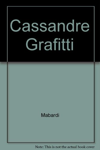Beispielbild fr Cassandre graffiti zum Verkauf von Librairie La Canopee. Inc.