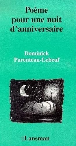 Beispielbild fr Pome pour une nuit d'anniversaire zum Verkauf von Librairie La Canopee. Inc.