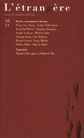 Beispielbild fr L`trangre n 10-11, Revue de cration et d`essai. zum Verkauf von Buchpark