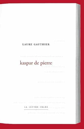 Beispielbild fr Kaspar de Pierre: Laure Gauthier zum Verkauf von Revaluation Books