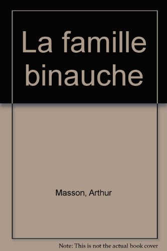Stock image for Famille Binauche for sale by Ammareal