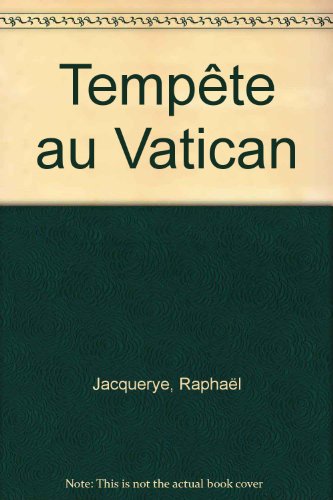 Stock image for Tempte au Vatican for sale by Ammareal