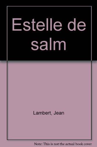 Beispielbild fr Estelle de Salm et la Macrale zum Verkauf von Ammareal