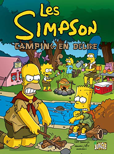Stock image for Les Simpson, Tome 1 : Camping en dlire for sale by Ammareal