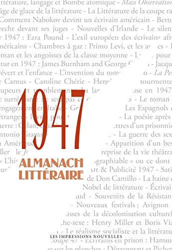 Beispielbild fr 1947 - ALMANACH LITTERAIRE zum Verkauf von Gallix