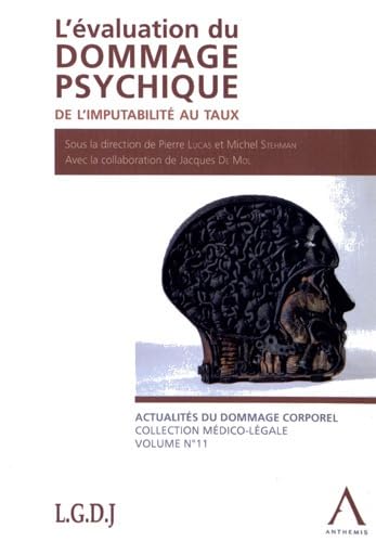 Stock image for L'VALUATION DU DOMMAGE PSYCHIQUE - DE L'IMPUTABILIT AU TAUX: SOUS LA DIRECTION DE PIERRE LUCAS ET MICHEL STEHMAN for sale by Gallix