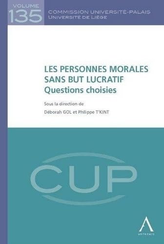 9782874554155: Les personnes morales sans but lucratif : questions choisies