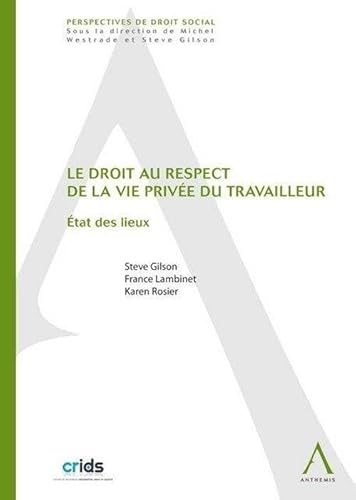 9782874555671: le droit au respect de la vie prive du travailleur: TAT DES LIEUX